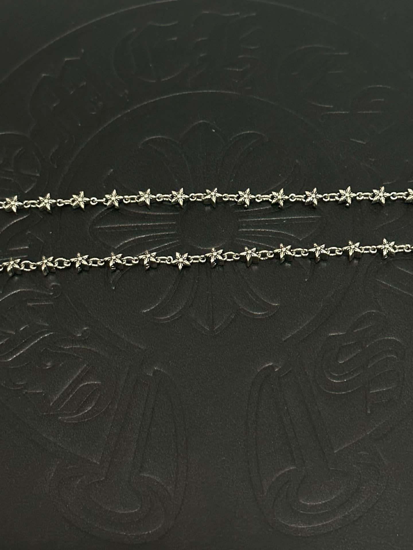 Chrome Hearts Silver Dragon Claw Red Crystal Necklace